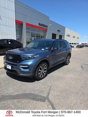 Blue Metallic 2020 Ford Explorer ST