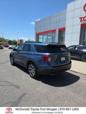 Blue Metallic 2020 Ford Explorer ST
