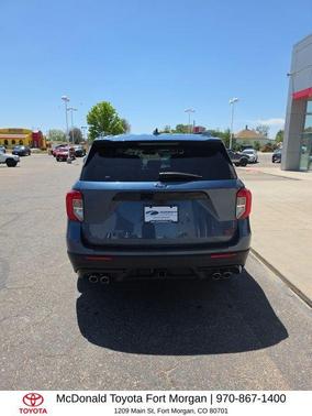 Blue Metallic 2020 Ford Explorer ST