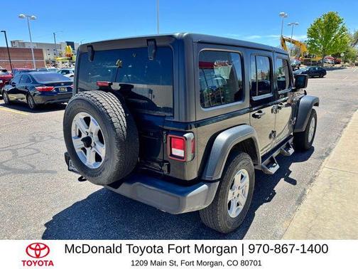 Black Clearcoat 2018 Jeep Wrangler Unlimited Sport