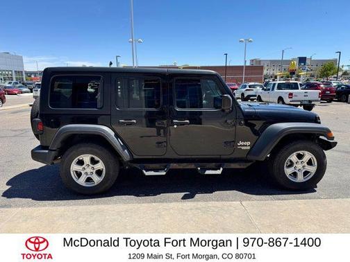 Black Clearcoat 2018 Jeep Wrangler Unlimited Sport