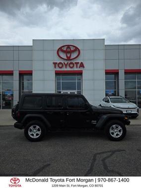 Black Clearcoat 2018 Jeep Wrangler Unlimited Sport