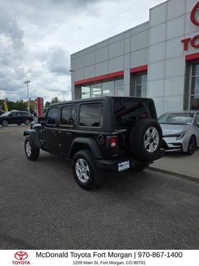 Black Clearcoat 2018 Jeep Wrangler Unlimited Sport
