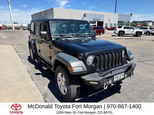 Black Clearcoat 2018 Jeep Wrangler Unlimited Sport