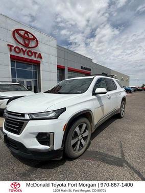 Summit White 2022 Chevrolet Traverse LT Leather