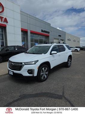 Summit White 2022 Chevrolet Traverse LT Leather