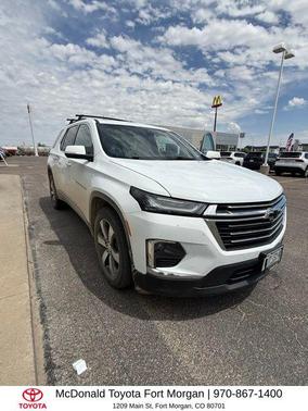 Summit White 2022 Chevrolet Traverse LT Leather