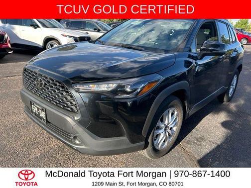 Jet Black 2024 Toyota Corolla Cross LE