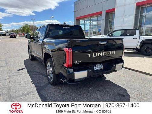 Midnight Black Metallic 2024 Toyota Tundra Hybrid Capstone