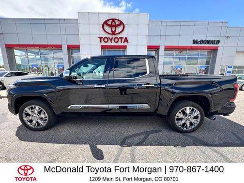 Midnight Black Metallic 2024 Toyota Tundra Hybrid Capstone