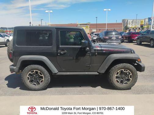 Black Clearcoat 2016 Jeep Wrangler Rubicon