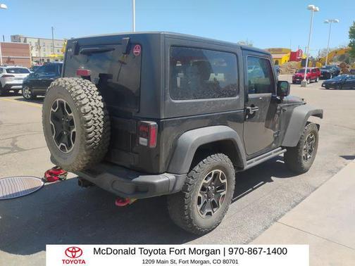 Black Clearcoat 2016 Jeep Wrangler Rubicon