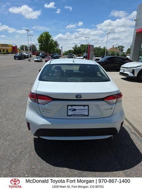 Wind Chill Pearl 2022 Toyota Corolla Hybrid LE