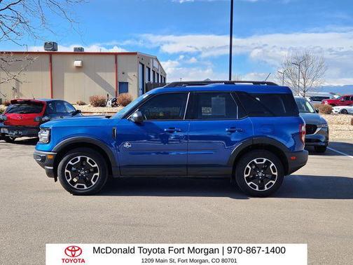Atlas Blue Metallic 2023 Ford Bronco Sport Outer Banks