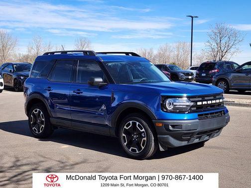 Atlas Blue Metallic 2023 Ford Bronco Sport Outer Banks