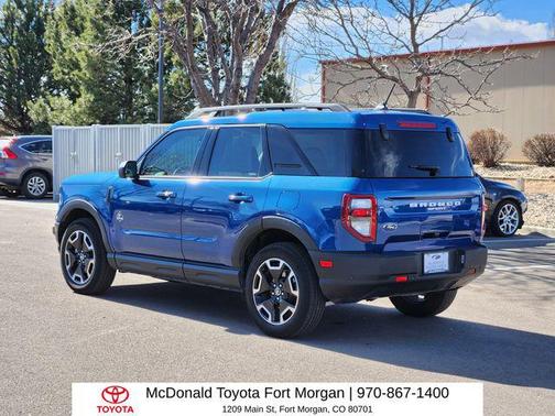Atlas Blue Metallic 2023 Ford Bronco Sport Outer Banks