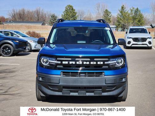 Atlas Blue Metallic 2023 Ford Bronco Sport Outer Banks