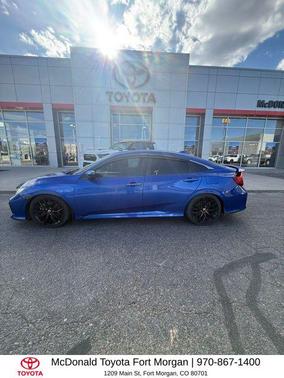 Aegean Blue Metallic 2018 Honda Civic Si