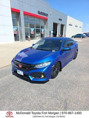 Aegean Blue Metallic 2018 Honda Civic Si