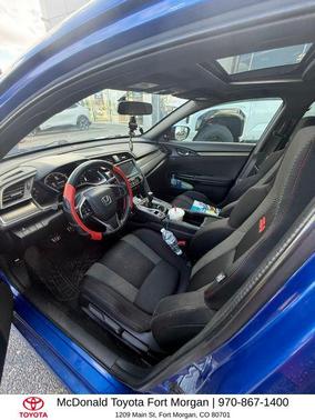 Aegean Blue Metallic 2018 Honda Civic Si
