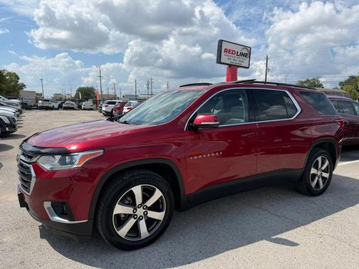 Red 2019 Chevrolet Traverse LT Leather