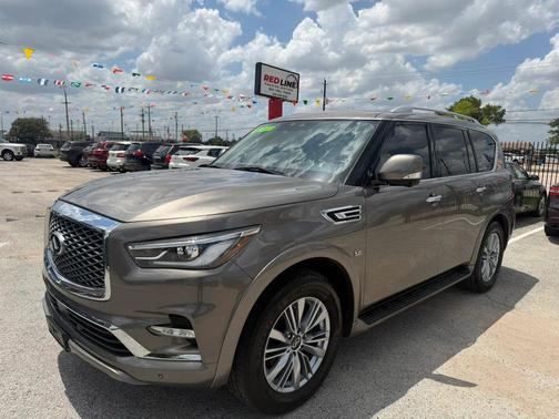 Brown 2019 INFINITI QX80 Luxe