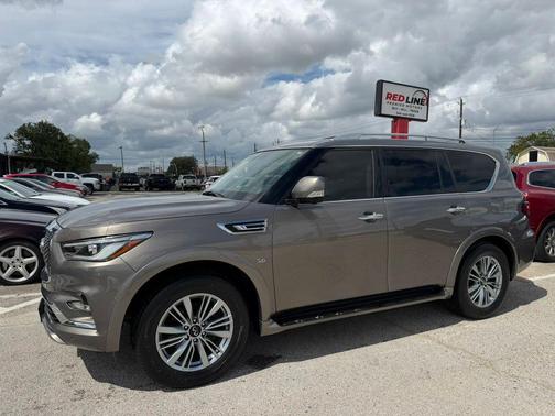 Brown 2019 INFINITI QX80 Luxe