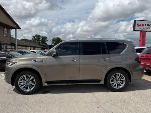 Brown 2019 INFINITI QX80 Luxe