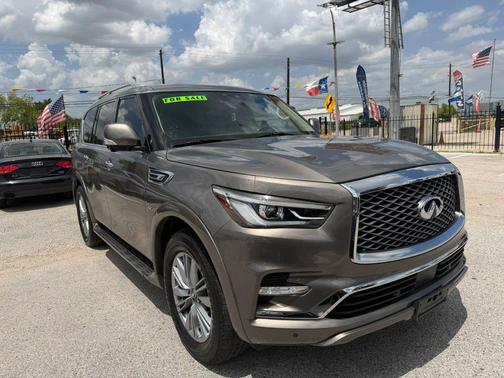 Brown 2019 INFINITI QX80 Luxe