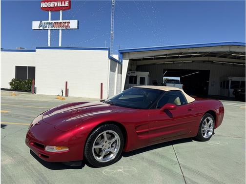 Burgundy 2002 Chevrolet Corvette Base