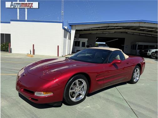 Burgundy 2002 Chevrolet Corvette Base