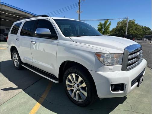 White 2008 Toyota Sequoia Limited