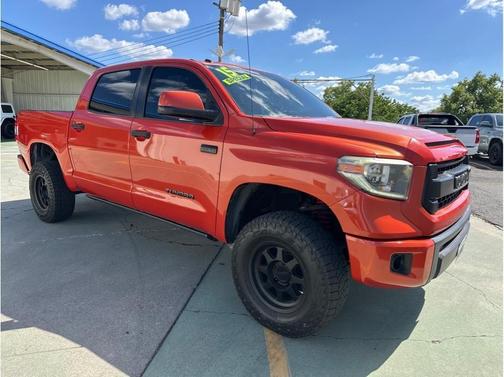 Orange 2015 Toyota Tundra TRD Pro