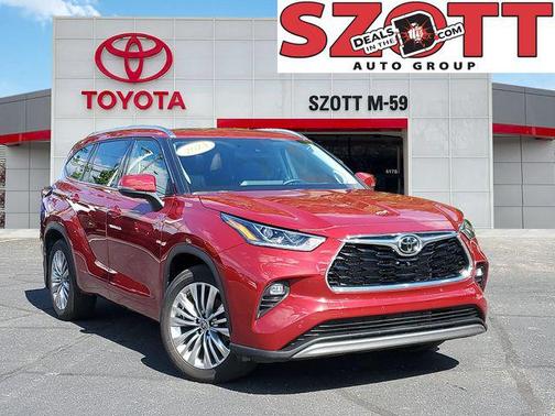 Ruby Flare Pearl 2024 Toyota Highlander Platinum SUV
