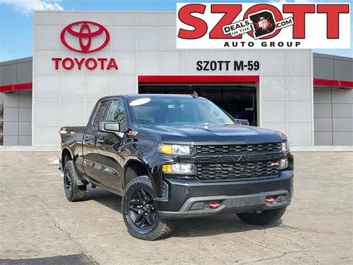 Black 2019 Chevrolet Silverado 1500 Custom Trail Boss Truck