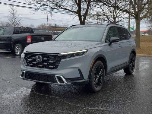 Gray 2026 Honda CR-V Hybrid Sport Touring AWD