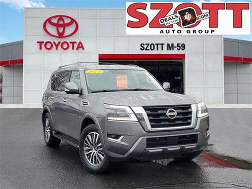 Gun Metallic 2023 Nissan Armada SL 4WD SUV