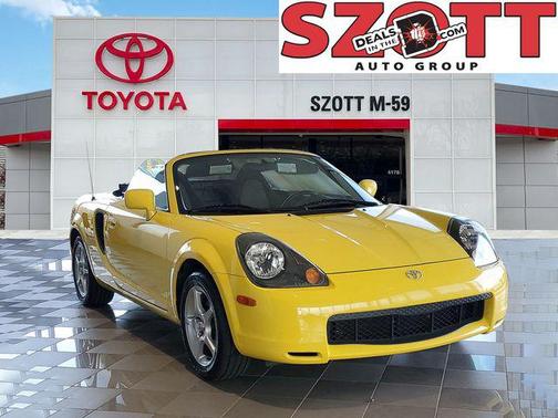 Solar Yellow 2000 Toyota MR2 Base