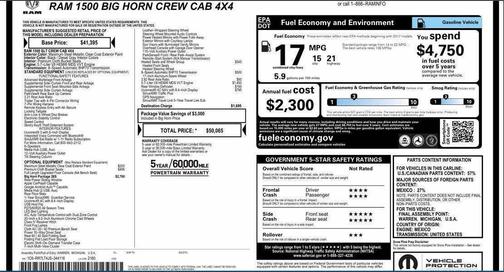 Maximum Steel Metallic Clearcoat 2018 RAM 1500 Big Horn