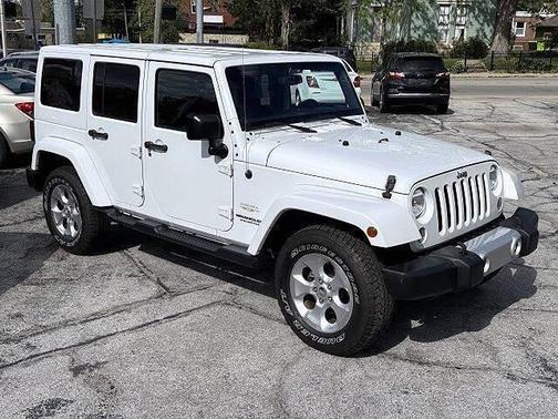 Bright White Clear Coat 2015 Jeep Wrangler Unlimited Sahara