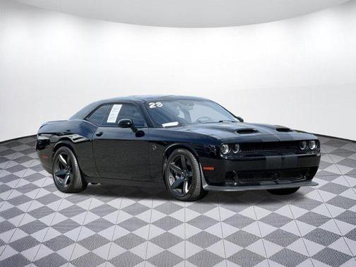 Pitch Black Clearcoat 2023 Dodge Challenger SRT Hellcat