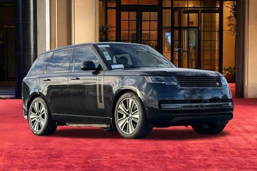 Santorini Black 2025 Land Rover Range Rover P550e SE