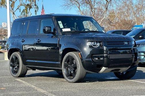 Santorini Black 2026 Land Rover Defender 110 V8