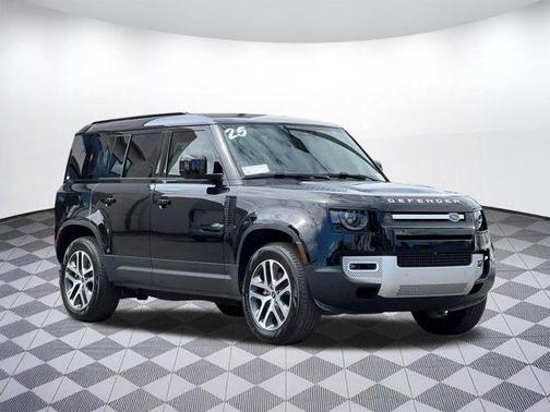 Santorini Black 2025 Land Rover Defender P300
