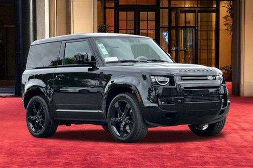 Santorini Black 2026 Land Rover Defender P525 V8