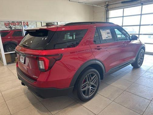 Rapid Red Metallic Tinted Clearcoat 2026 Ford Explorer ST-Line