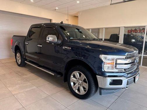 Blue 2020 Ford F-150 Lariat