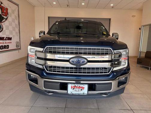 Blue 2020 Ford F-150 Lariat