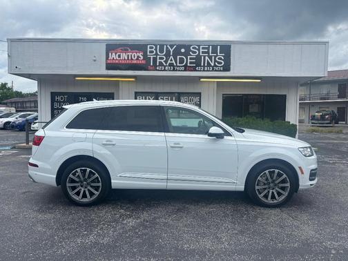 White 2019 Audi Q7 55 Prestige