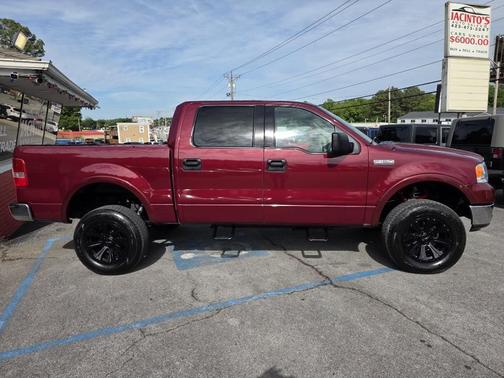 Burgundy 2004 Ford F-150 Lariat SuperCrew